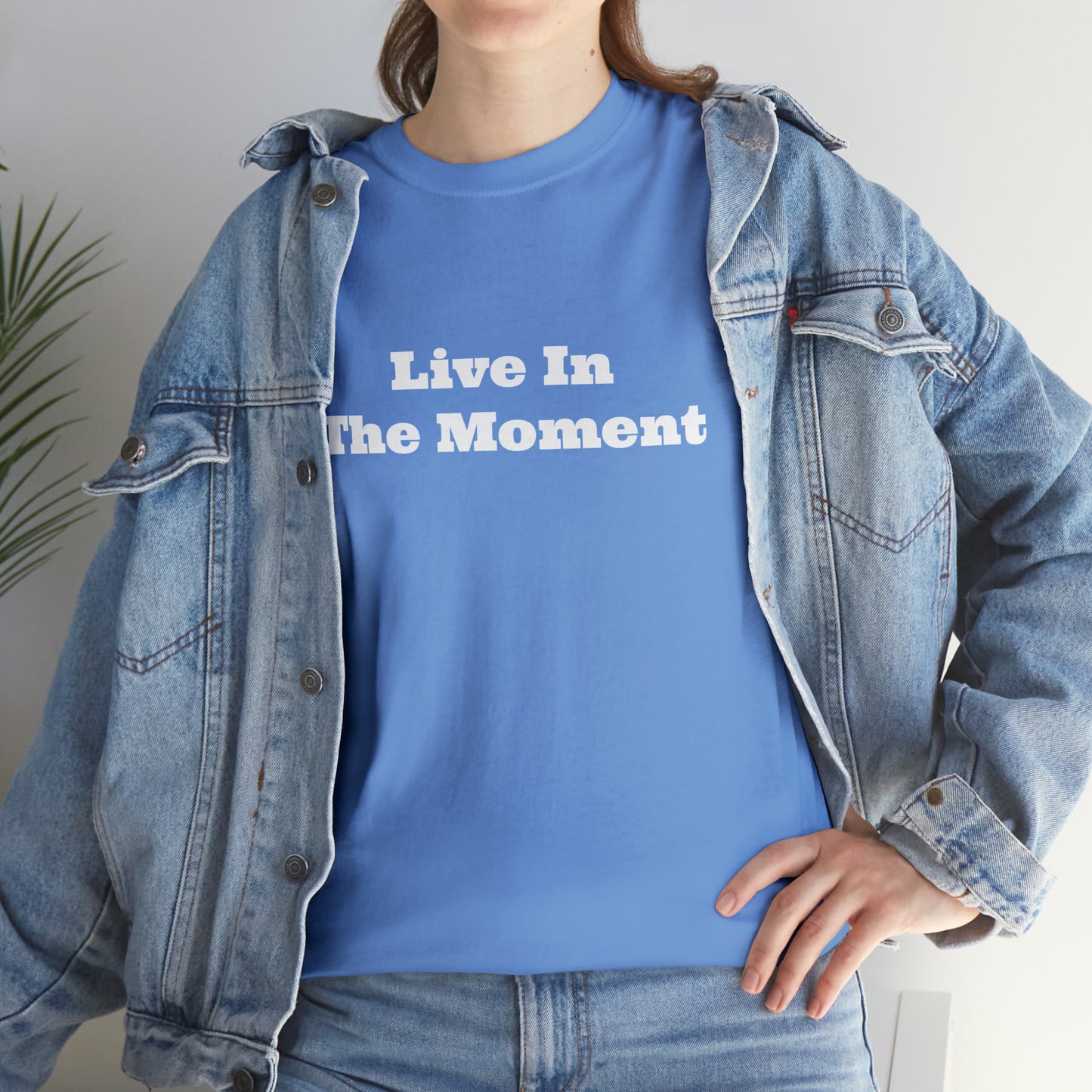 Live In The Moment Cotton T-Shirt