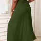 Vireous Full Size Soft Rayon Drawstring Waist Maxi Skirt