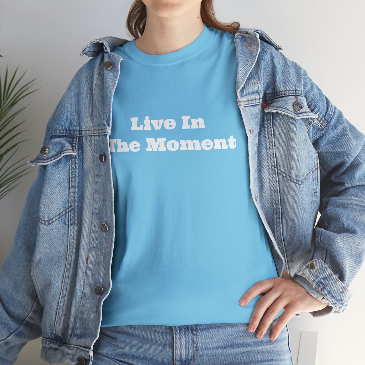 Live In The Moment Cotton T-Shirt