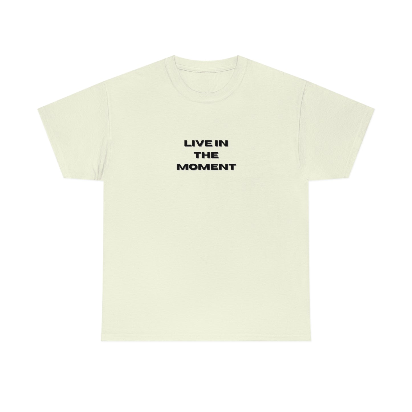 Live In The Moment ヘビーコットン Tシャツ ユニセックスサイズ 面白い レディース メンズ