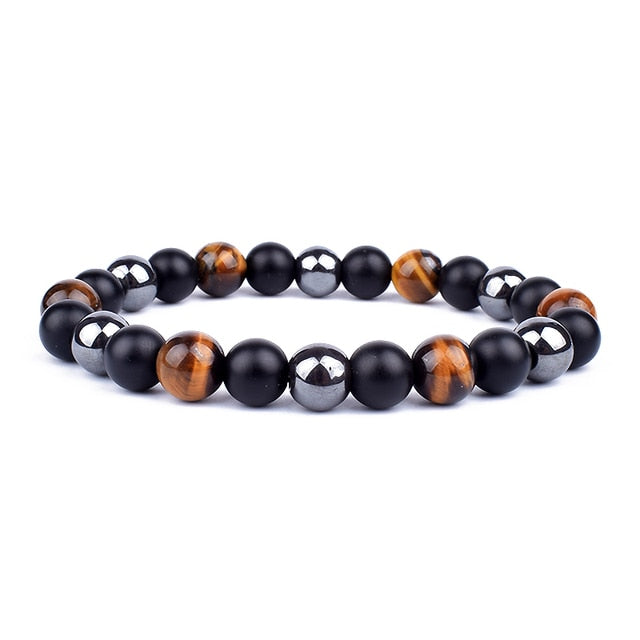 Triple Protection Natural Crystal Bracelet