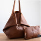 Vireous Big Bag Women's Soft Leather Tote Travel Bag