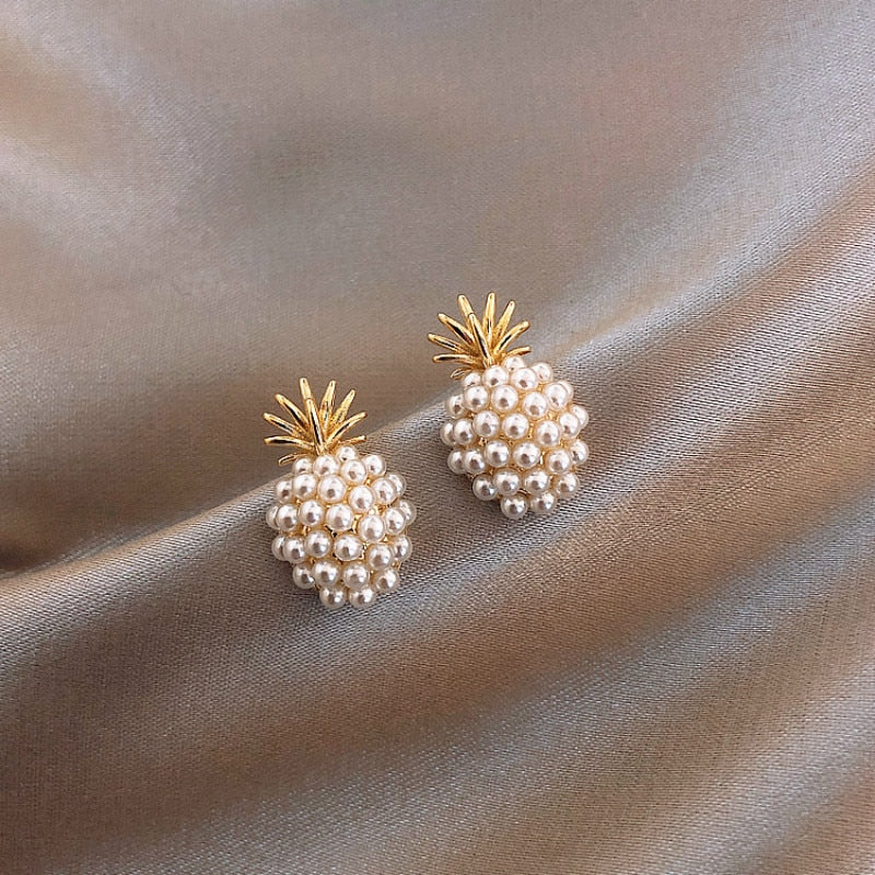 Boucles D'oreilles Tige Ananas