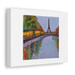 Flying Saucer Landed In Paris In The Impressionist Style Canvas 'Designed by AI'