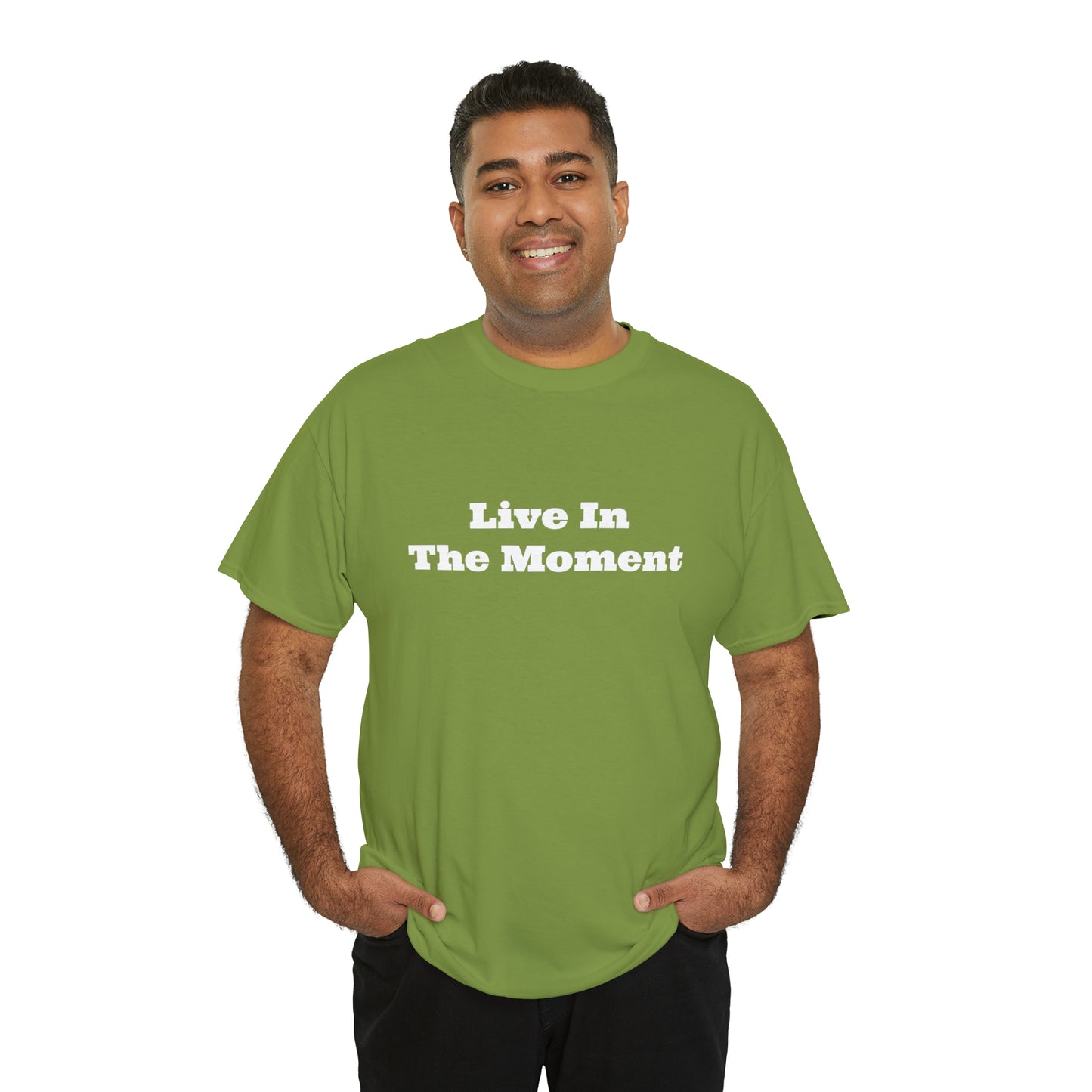 Live In The Moment Cotton T-Shirt