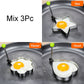 Ailihu® Stainless Steel Five-Style Fried Egg and Pancake Shaper Omelette Mould Frying Egg Cooking Accessories