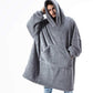 The Ultimate Indoor Outdoor Oversized Hoodie Blanket Fleece and Matching Socks