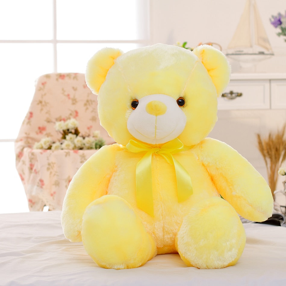 Light Up LED Teddy Bear Stuffed Animals Plush Toy