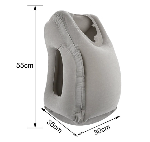 Anti-Static Inflatable Travel Pillow