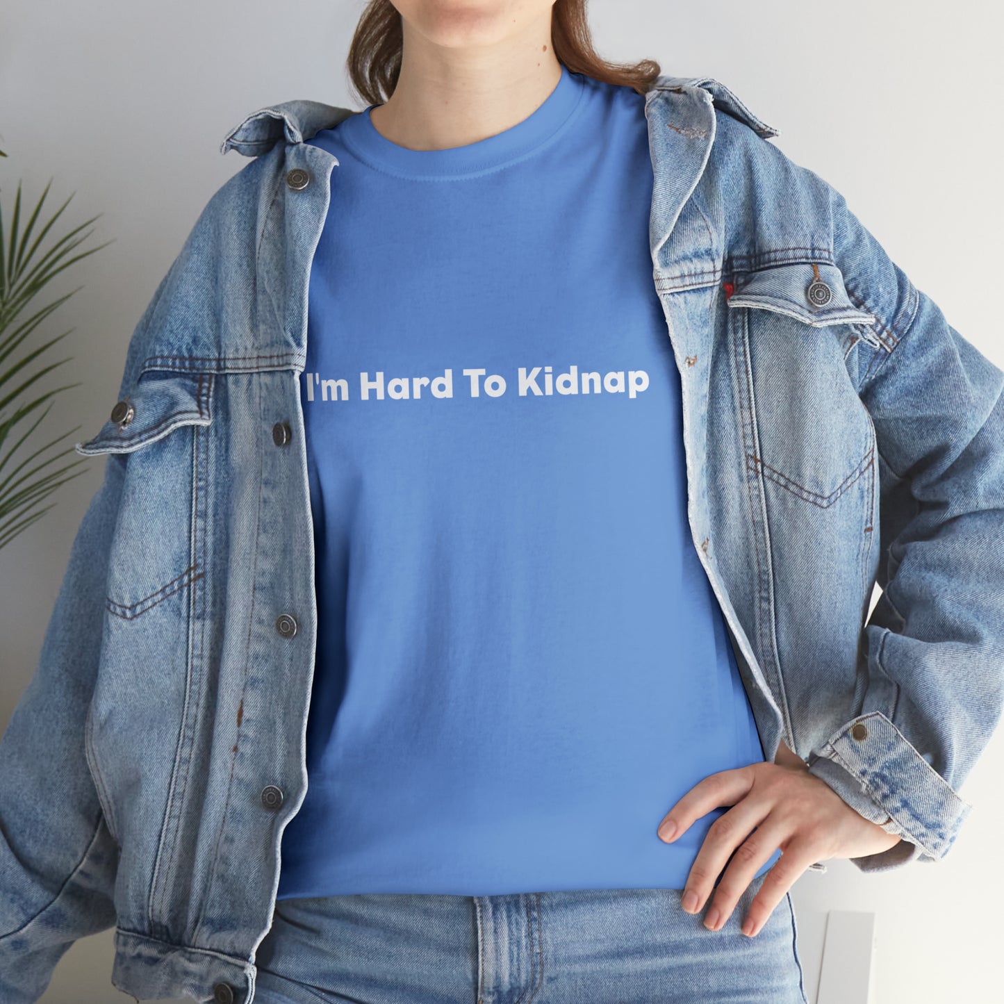 I'm Hard To Kidnap プラスサイズ コットン Tシャツ ユニセックス サイズ 面白い レディース メンズ