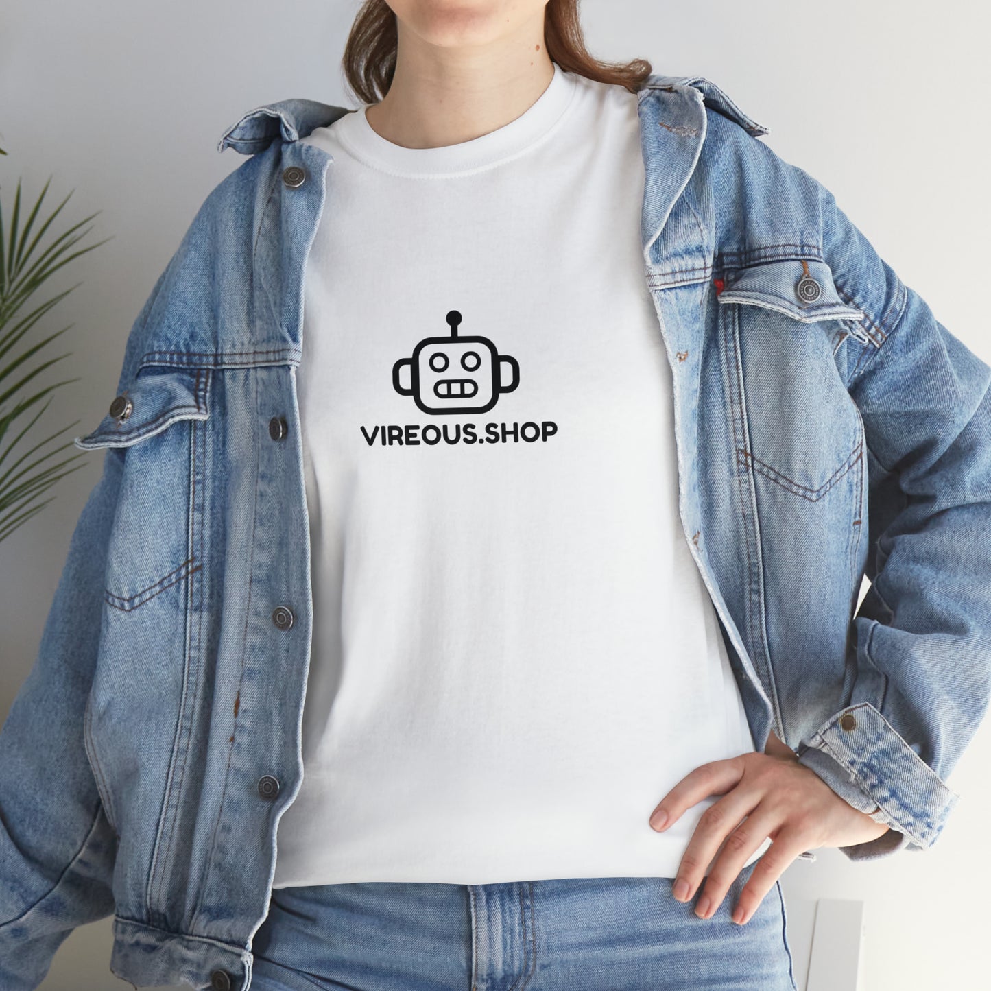 VIREOUS.SHOP レディース ヘビーコットン Tシャツ