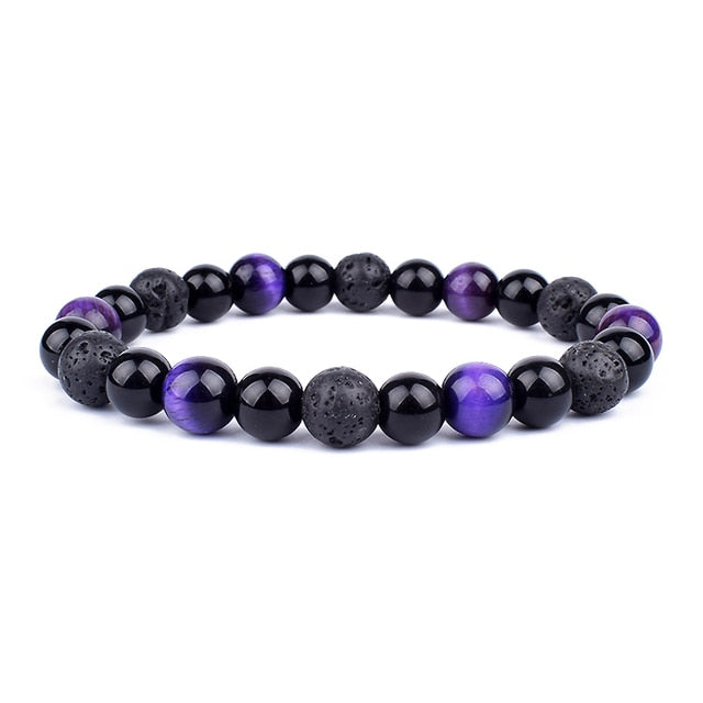 Triple Protection Natural Crystal Bracelet