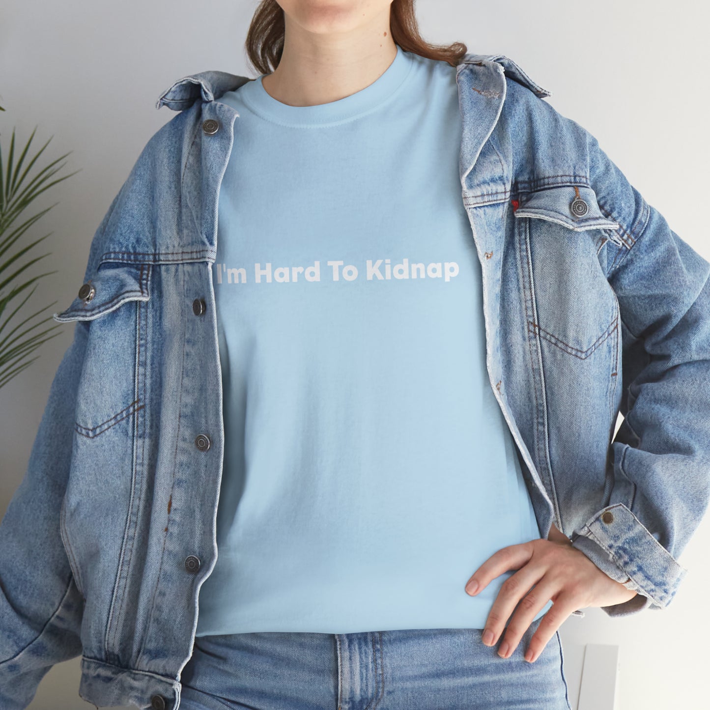 I'm Hard To Kidnap プラスサイズ コットン Tシャツ ユニセックス サイズ 面白い レディース メンズ