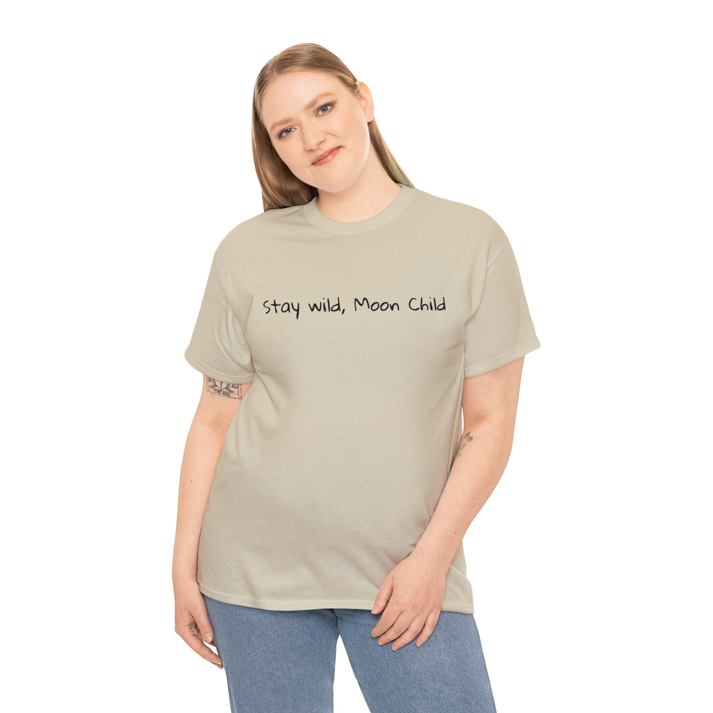 Stay Wild, Moon Child Cotton T-Shirt