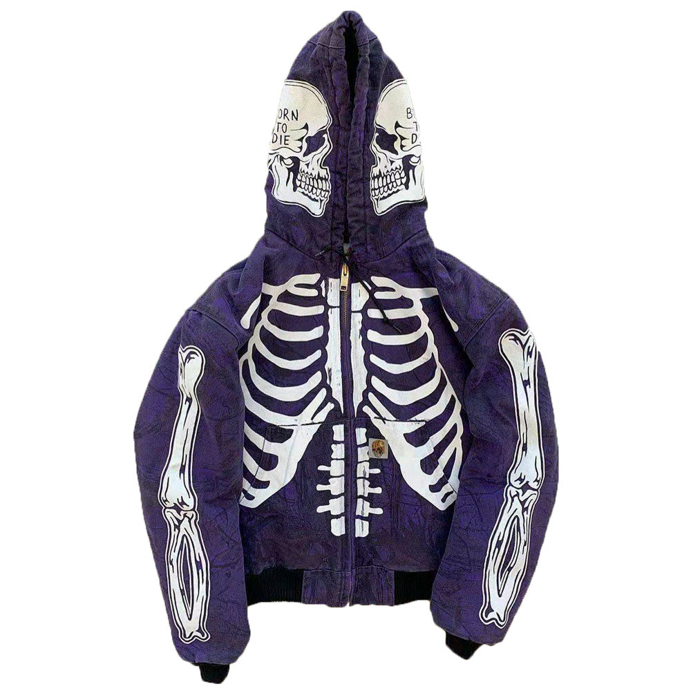 Men's Skull Painted Design Hoodie