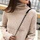 High TurtleNeck Women's Ribbed Knit Sweater