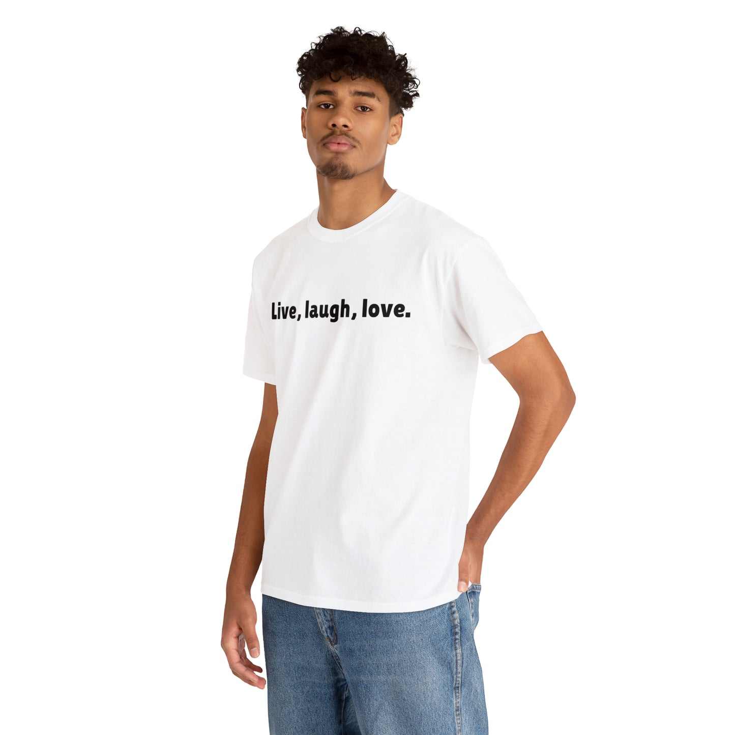 Live, Laugh, Love Cotton T-Shirt