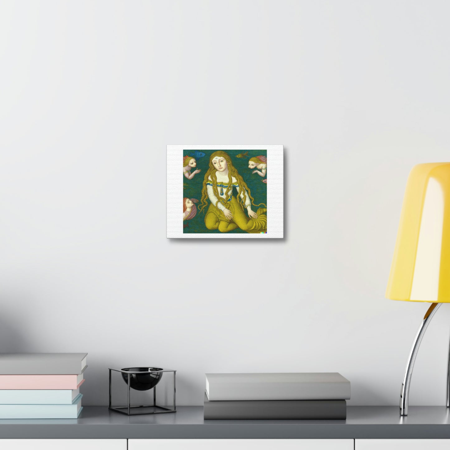 The Birth of Venus by Botticelli digital art 'Designed by AI' on Canvas