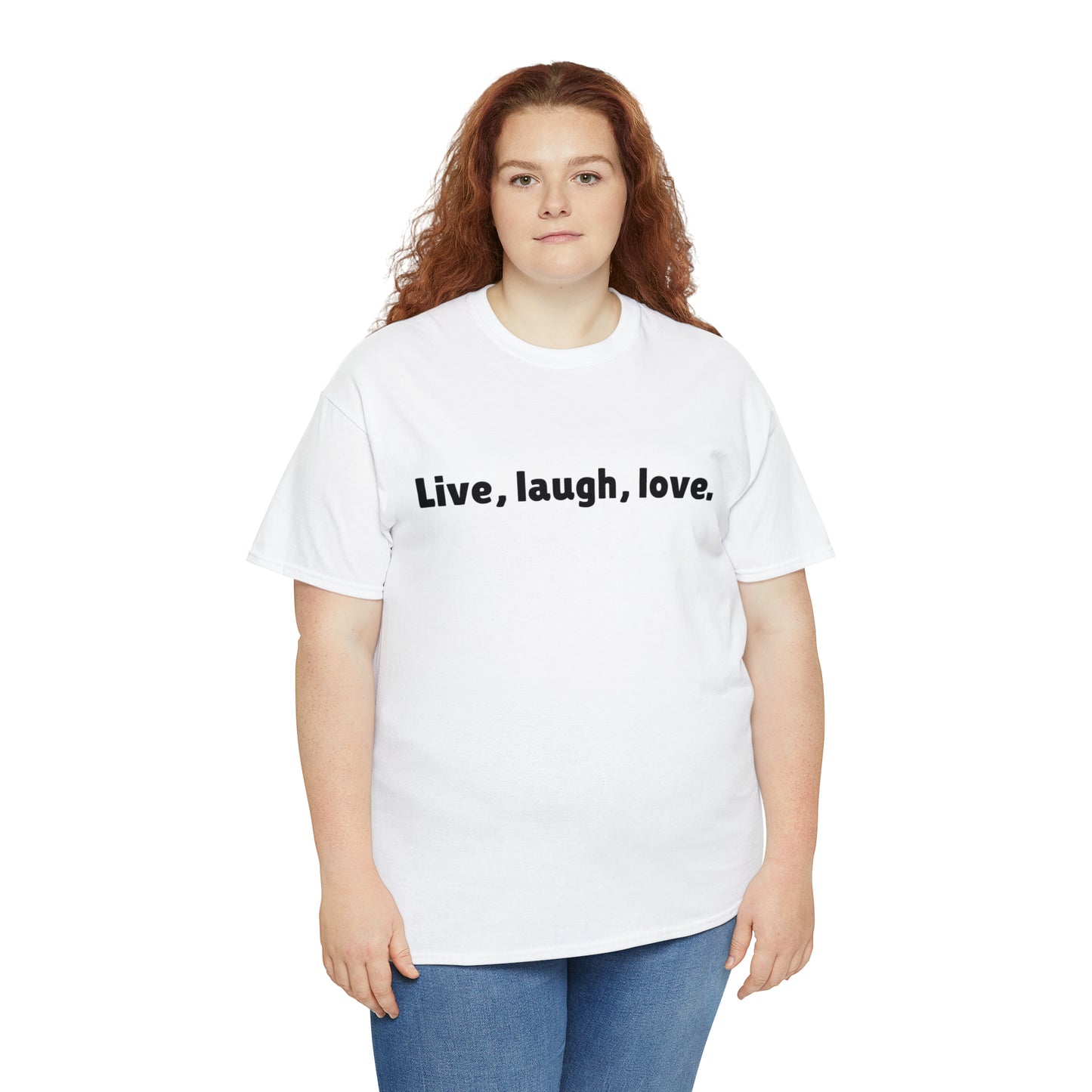 Live, Laugh, Love Cotton T-Shirt