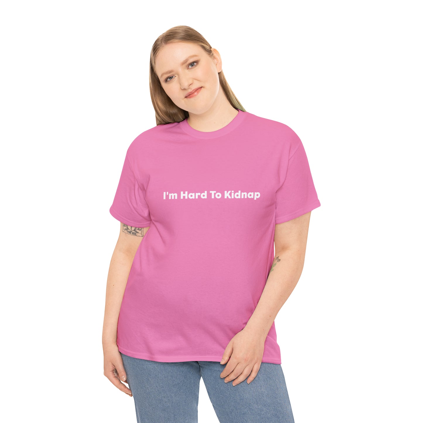 I'm Hard To Kidnap プラスサイズ コットン Tシャツ ユニセックス サイズ 面白い レディース メンズ