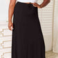 Vireous Full Size Soft Rayon Drawstring Waist Maxi Skirt