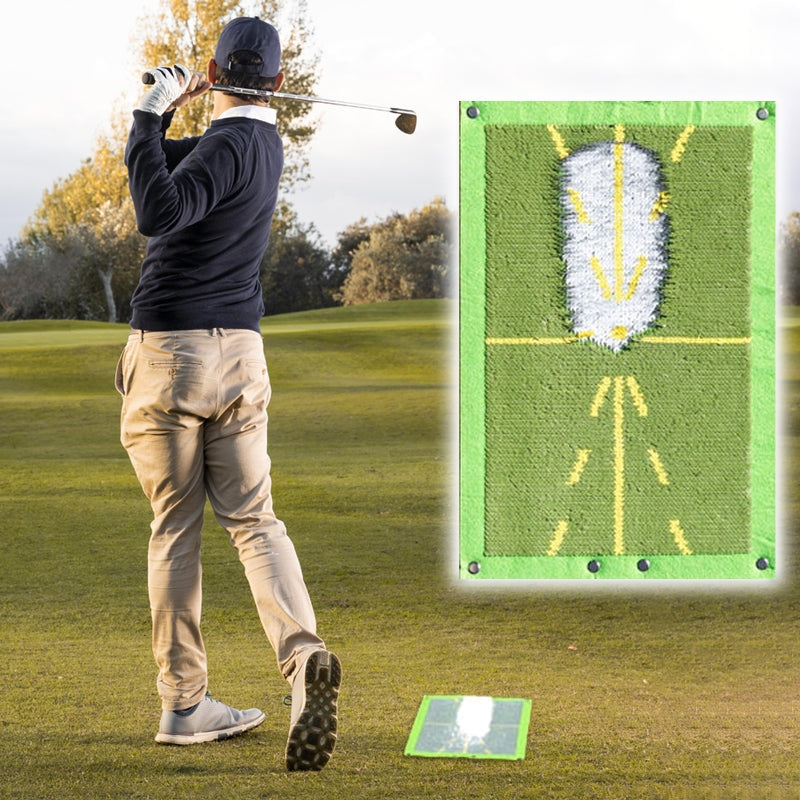 Tapis d'entraînement de golf pour la détection de swing