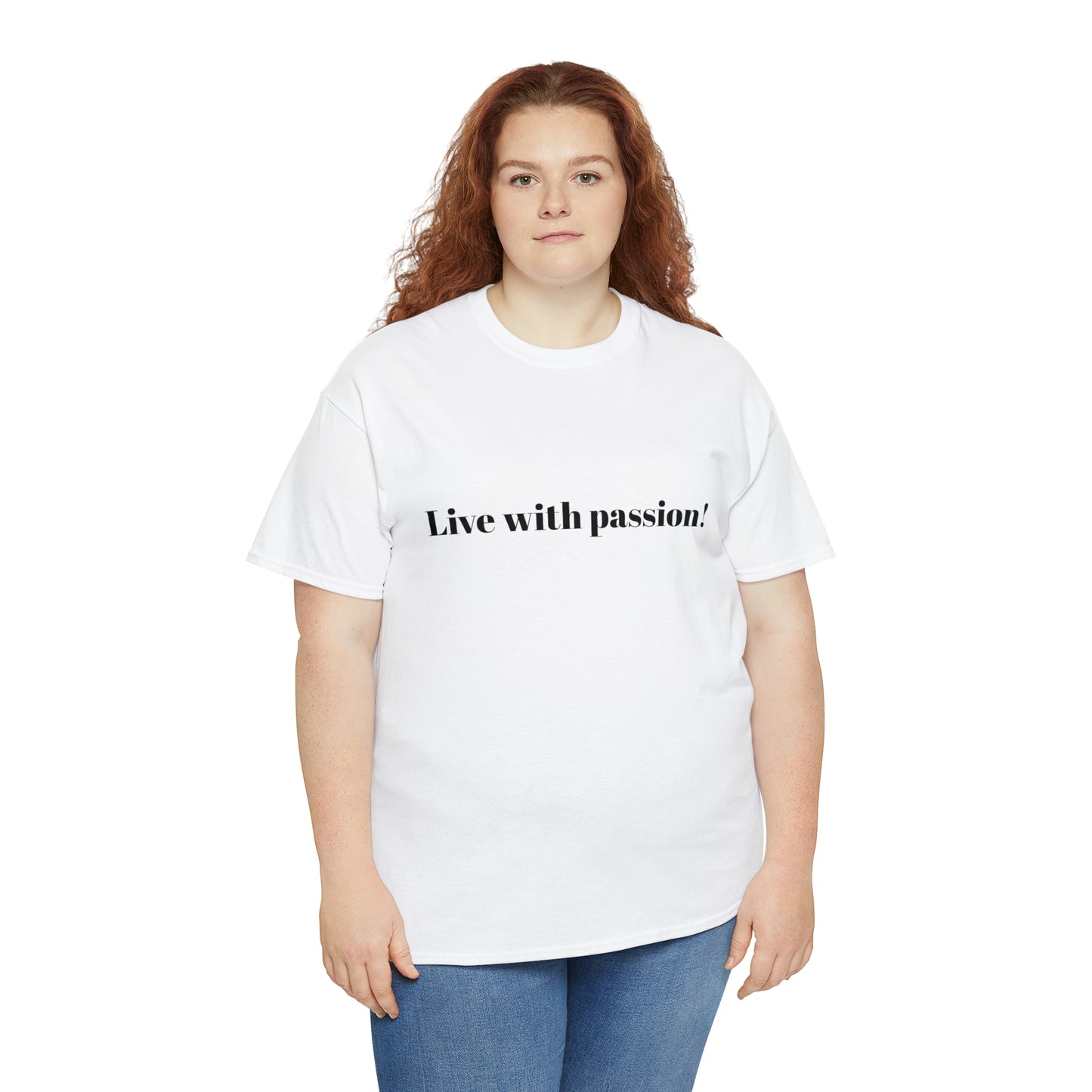 Live With Passion! Cotton T-Shirt