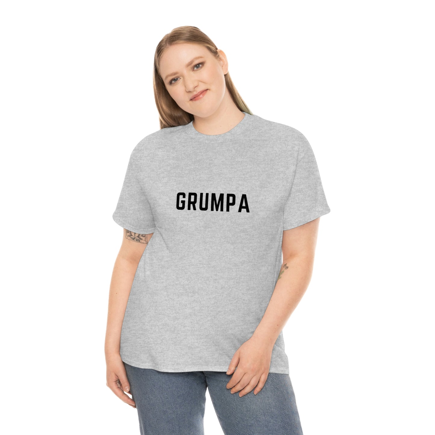 GRUMPA Heavy Cotton T-Shirt Grandfather Gift