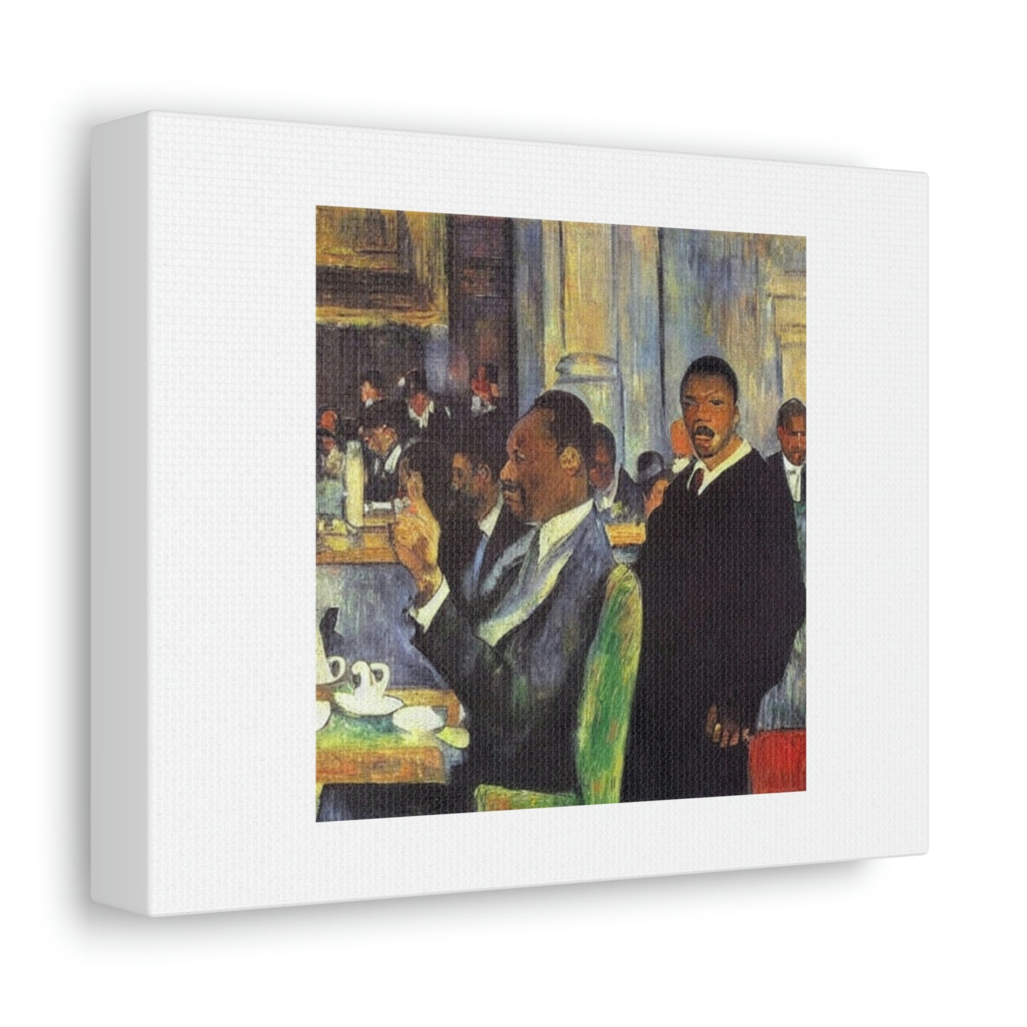 Martin Luther King Having Coffee With Julius Caeser Digital Art 'Designed by AI'