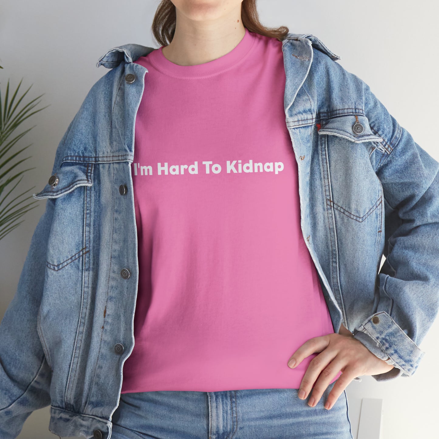 I'm Hard To Kidnap プラスサイズ コットン Tシャツ ユニセックス サイズ 面白い レディース メンズ