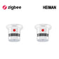 Heiman Zigbee Smoke Detector Smart Home System 2.4GHz High Sensitivity Safety Fire Prevention Smoke Sensor