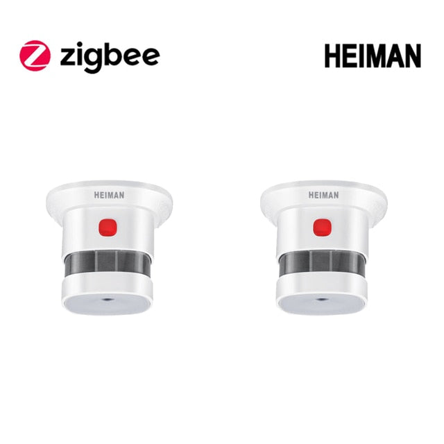 Heiman Zigbee 煙探知器スマートホームシステム 2.4GHz 高感度安全防火煙センサー