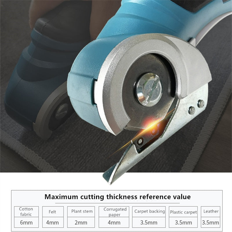 Rechargeable Cordless Electric Scissors Rotary Cutter