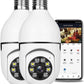 Night Vision Security Camera By Panorama™ Install Into Light Socket Best Price With Audio Function