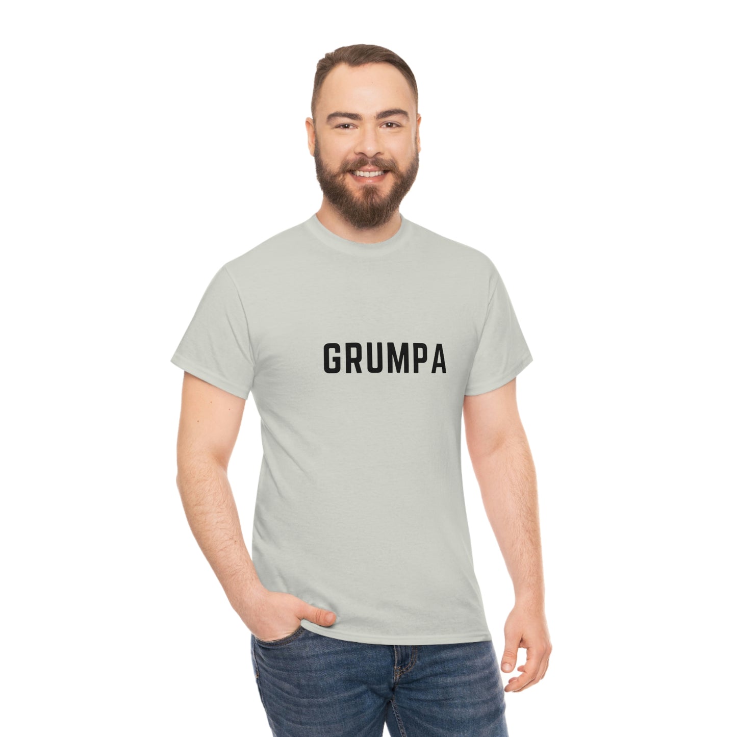 GRUMPA Heavy Cotton T-Shirt Grandfather Gift