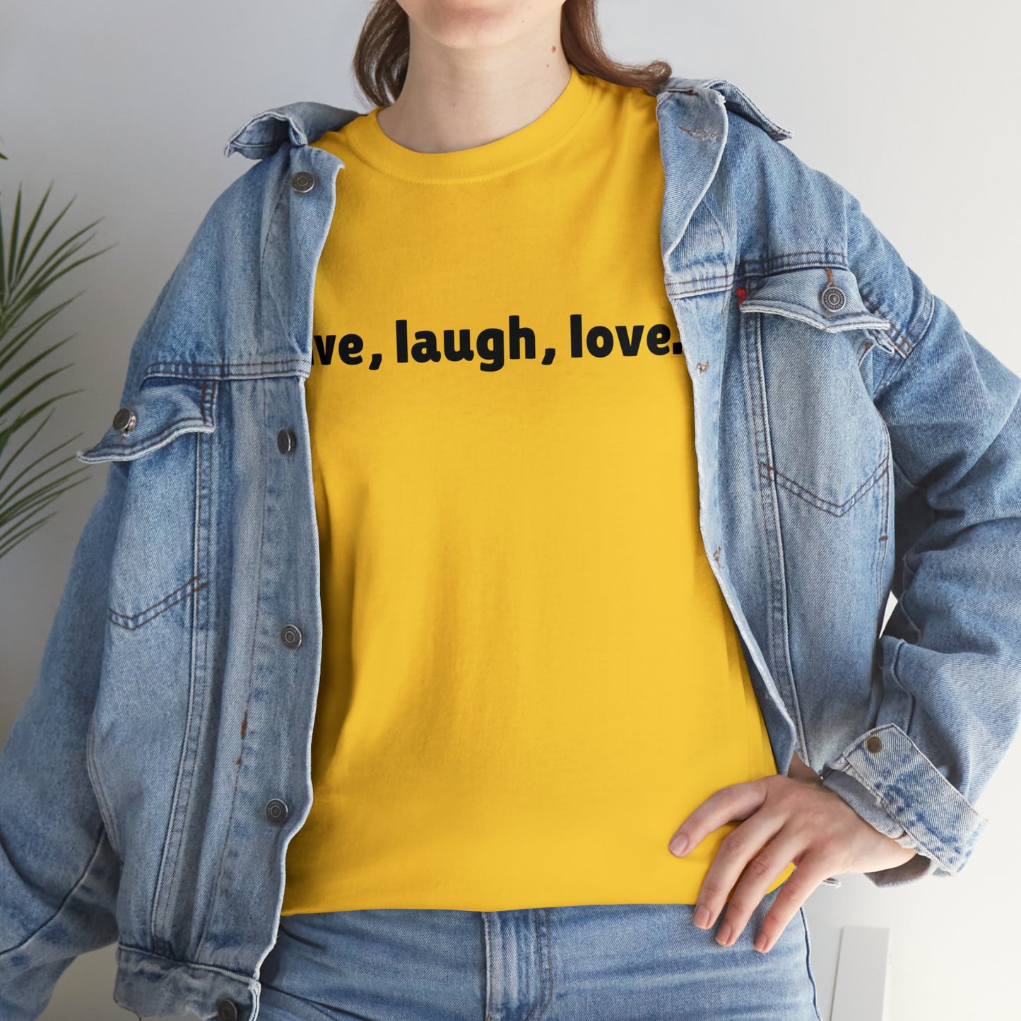 Live, Laugh, Love Cotton T-Shirt