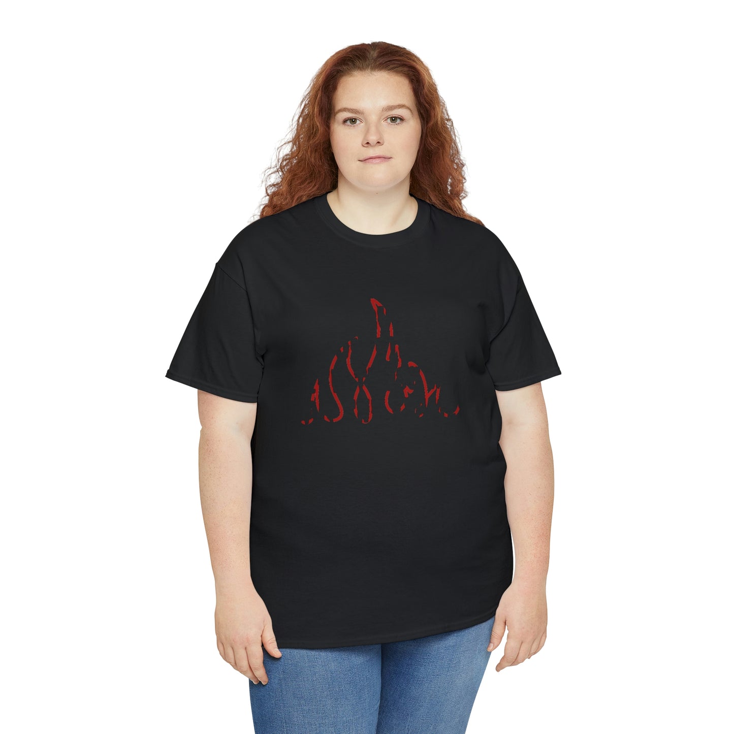 METTRE LE FEU À VOTRE VIE. SEEK THOSE WHO FAN THE FLAMES T-shirt en coton épais