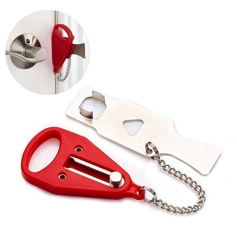 Portable Hotel Door Lock Self-Defence Door Stop