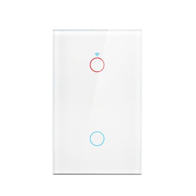 Tuya Smart Life Home House Assistant virtuel Wi-Fi Interrupteur mural à distance sans fil Commande vocale Capteur tactile Interrupteurs de lumière LED Alexa Google Home 220V