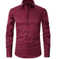 Anti-Wrinkle Men's Long Sleeve Business Shirt