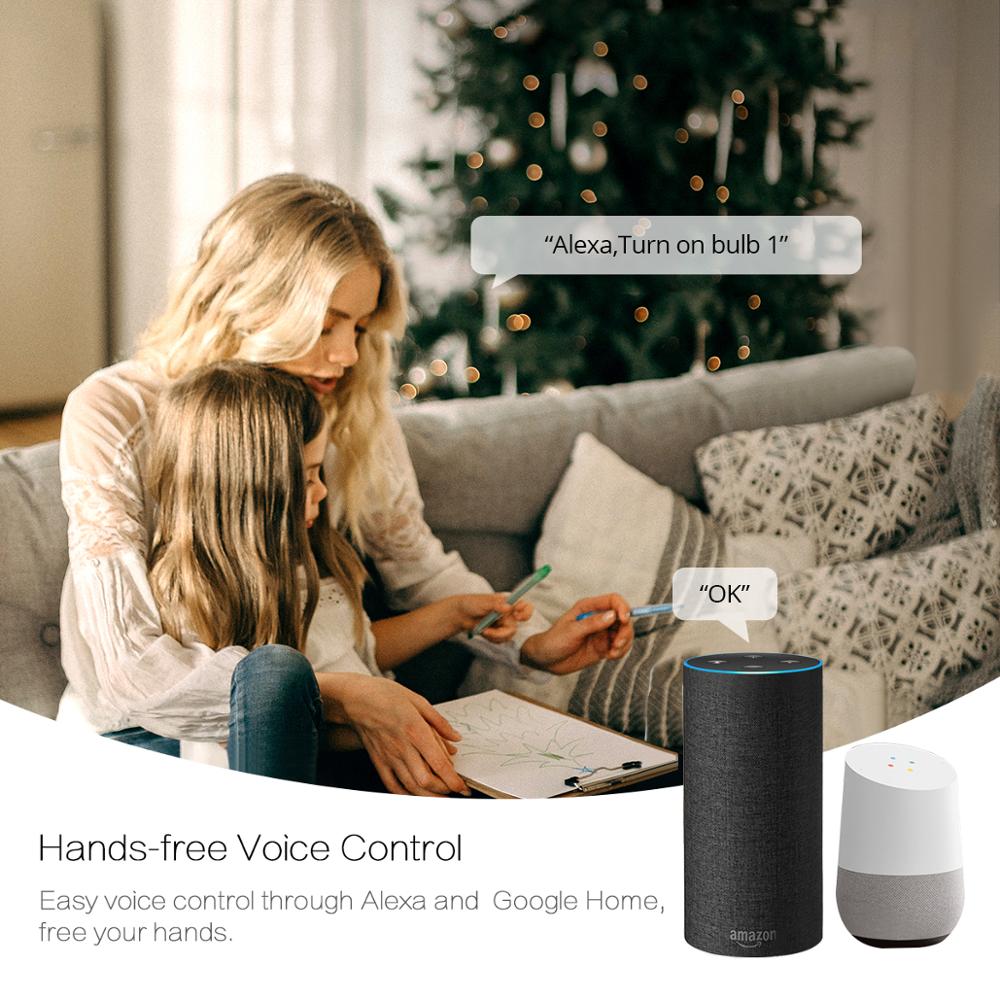 Tuya Smart Life Home House Assistant virtuel Wi-Fi Interrupteur mural à distance sans fil Commande vocale Capteur tactile Interrupteurs de lumière LED Alexa Google Home 220V