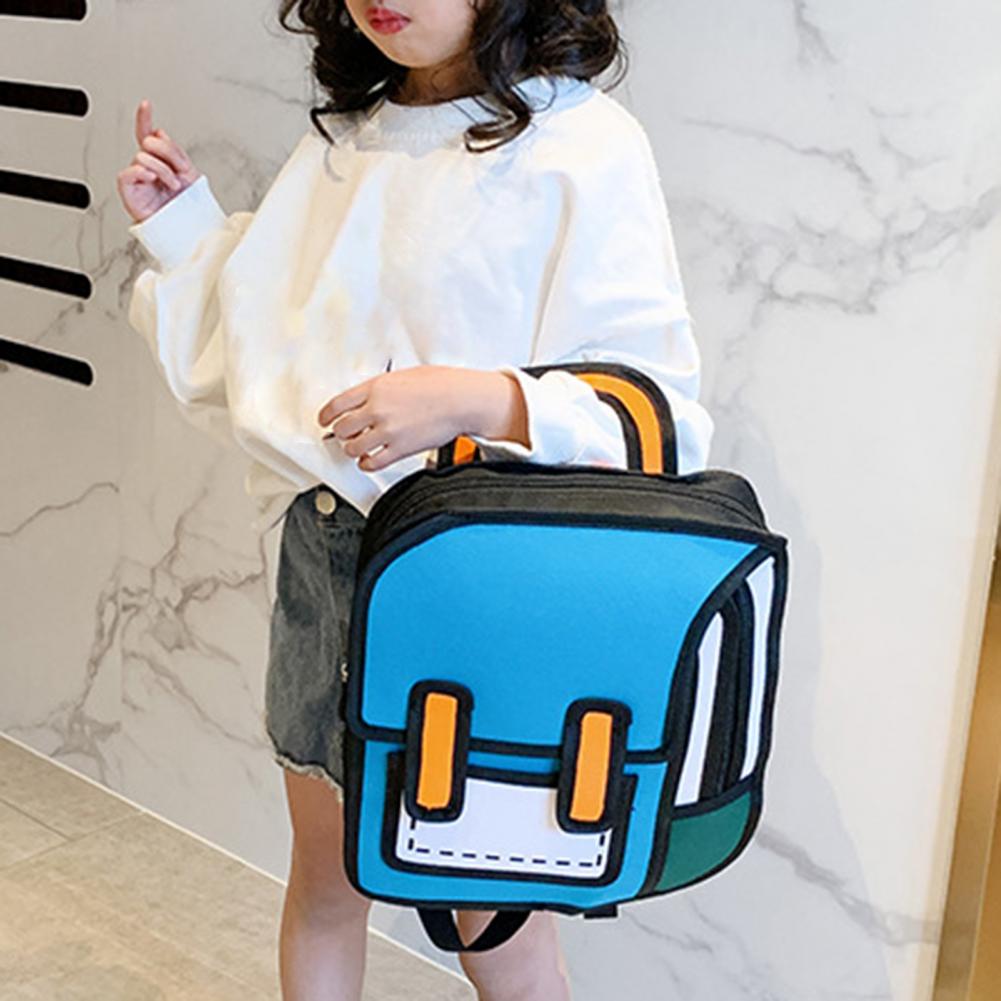 Comic Art Adjustable-Strap Student Backpack