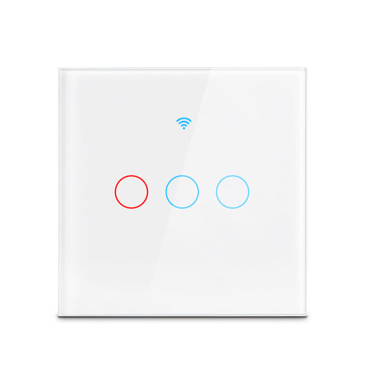 Tuya Smart Life Home House Virtual Assistant Wi-Fi Wireless Remote Wall Switch Voice Control Touch Sensor LED Light Switches Alexa Google Home 220V