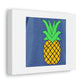 Pineapple Digital Art 'Designed by AI' on Satin Canvas, Stretched