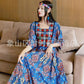National-Style Dress, Thailand India Nepal Long Cool Hippy Travel Dress