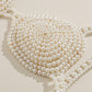 White Beaded Pearl Corset Nightwear Bra Top