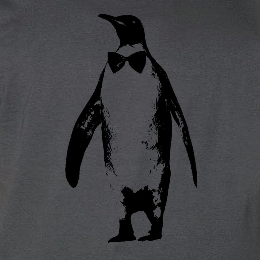 Super Formal Penguin Bow Tie Men's Cotton T-Shirt