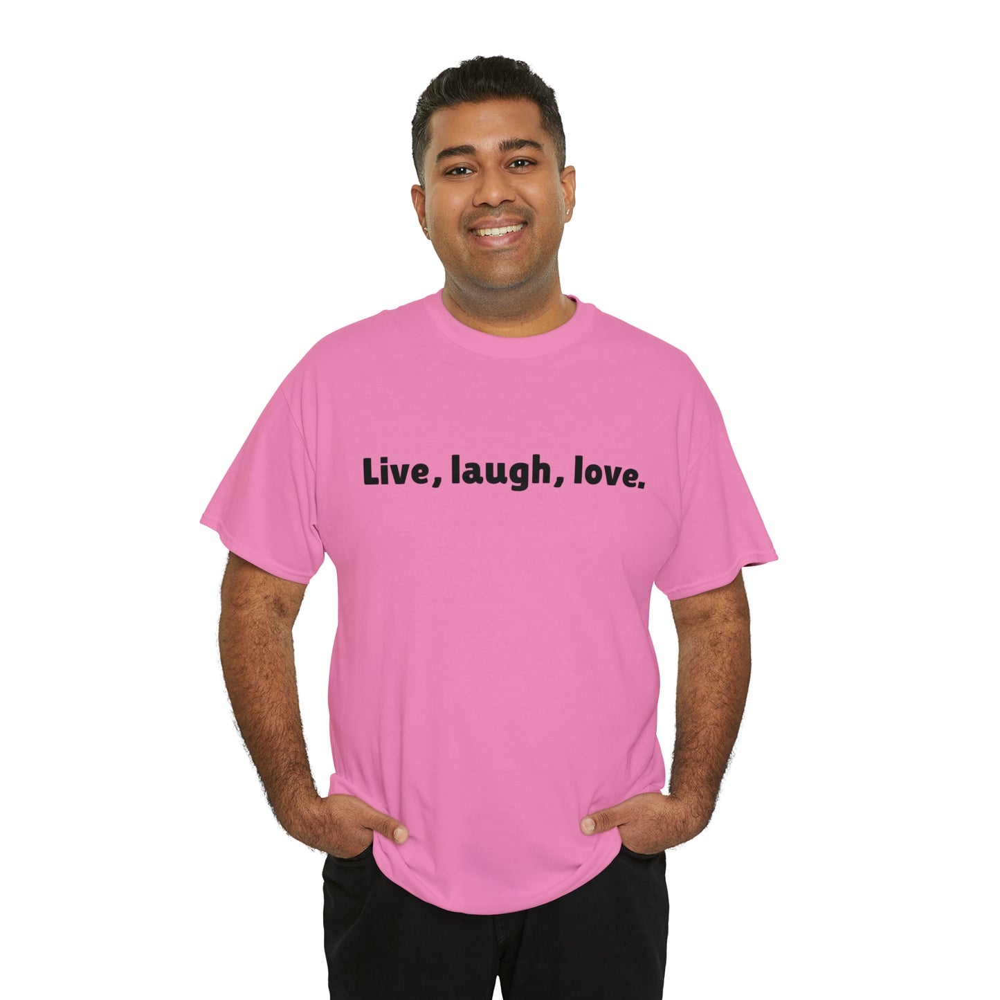 Live, Laugh, Love Cotton T-Shirt