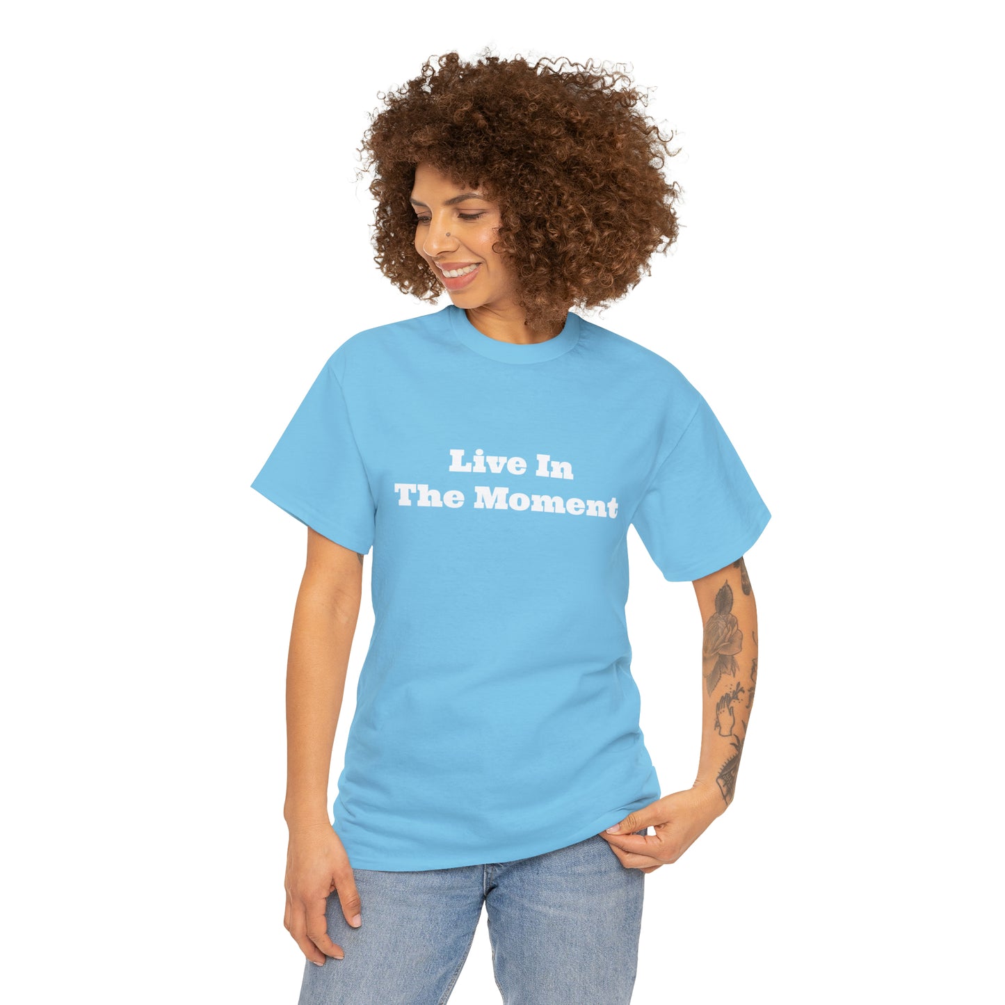 Live In The Moment Cotton T-Shirt