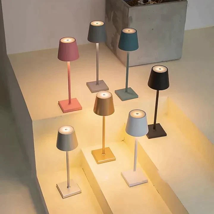 Vireous Multi-Colours Cordless Rechargeable Table Lamp